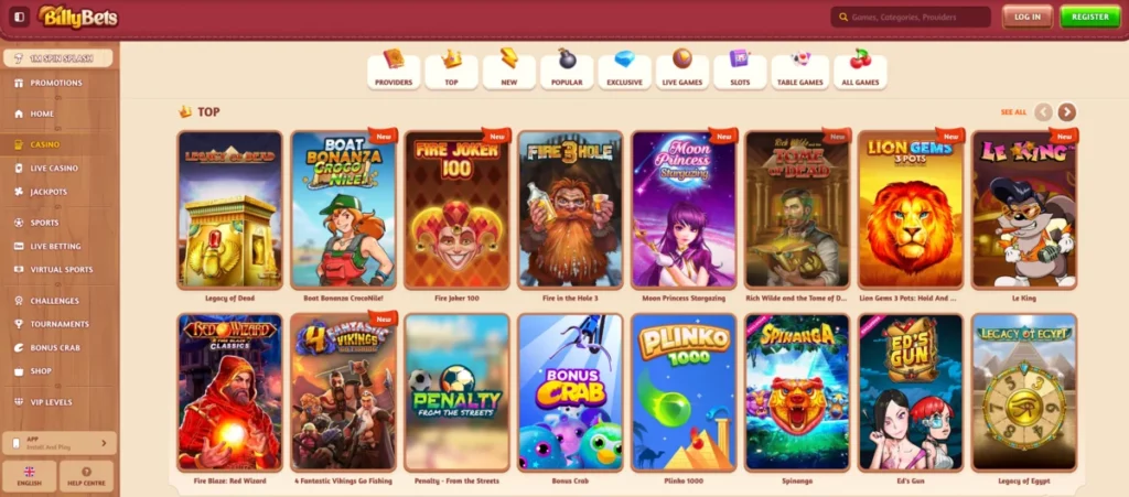 BillyBets Casino